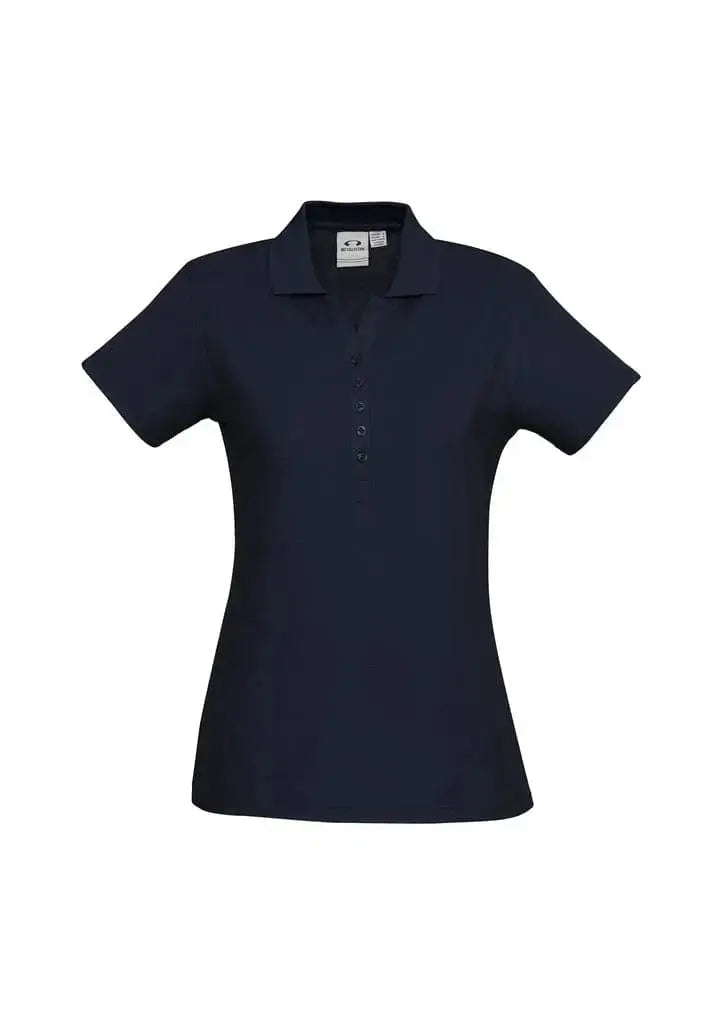 Biz Collection Women’s Crew Polo P400LS Metro Workwear.